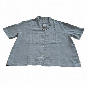Tentree Hemp Resort Button Down Shirt - Size XL